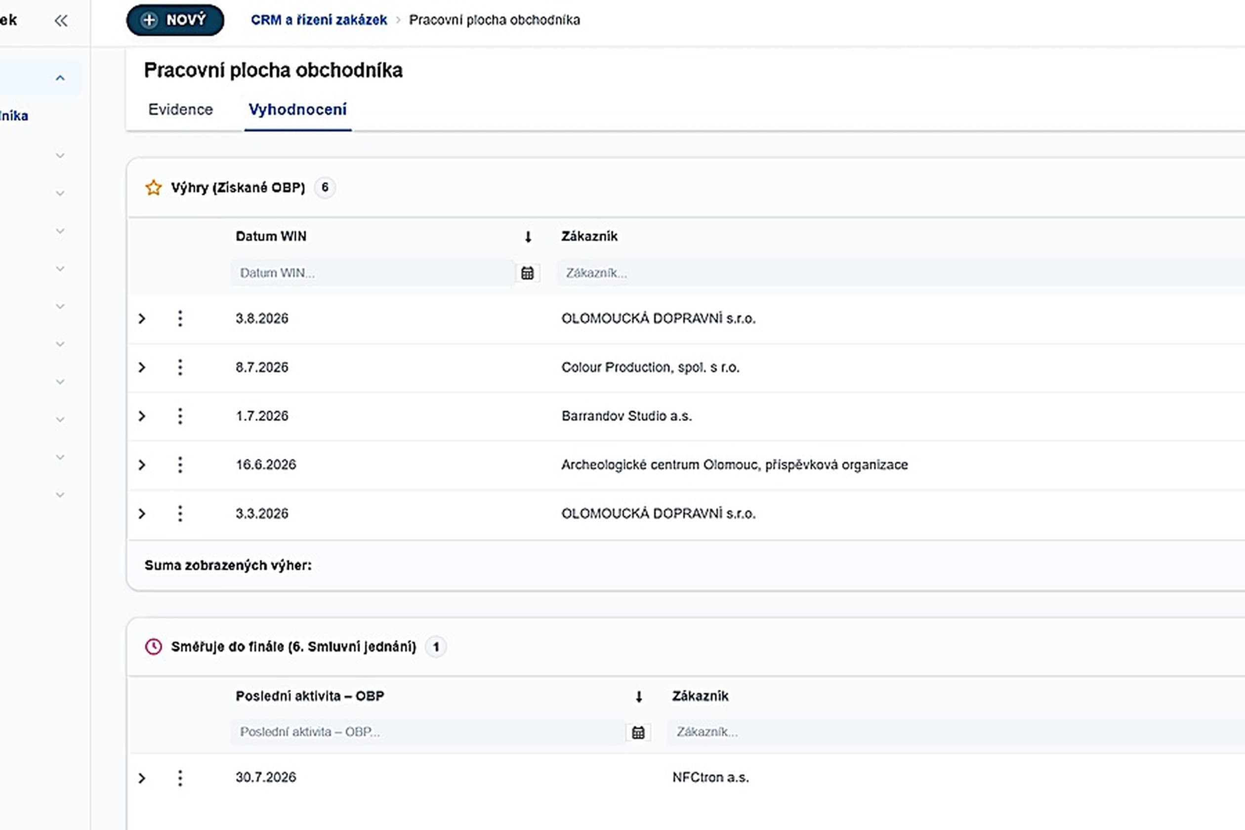 ADAPTY CRM & Zakázky 7